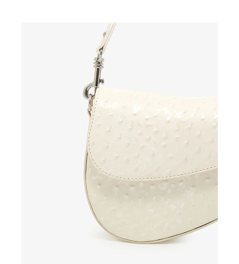 Genuine Leather Saddle Crossbody and Shoulder Bag