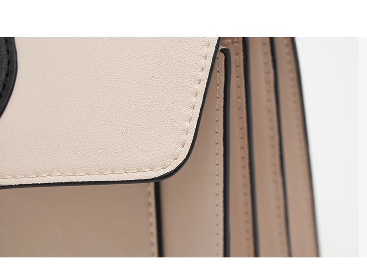 Split Leather Doctor Shoulder and Crossbody Bag