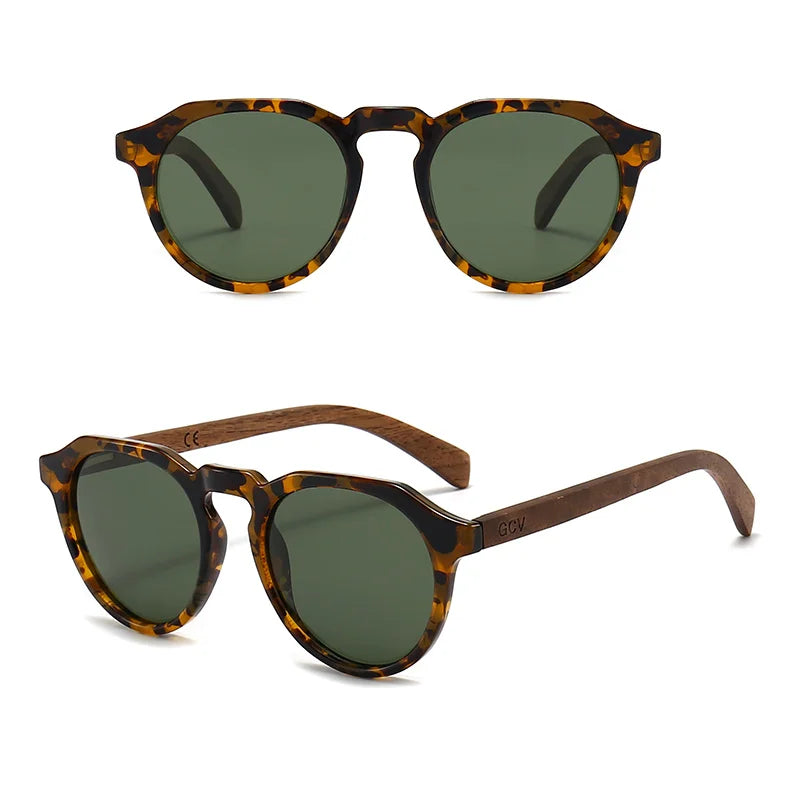 Wooden Butterfly Polarized Sunglasses