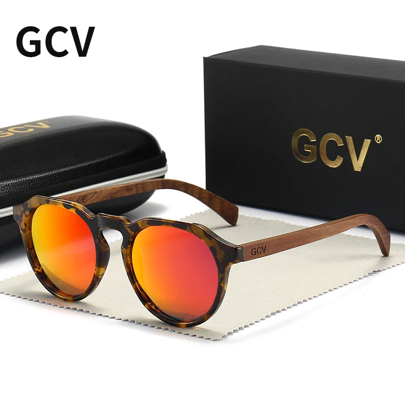 Wooden Butterfly Polarized Sunglasses