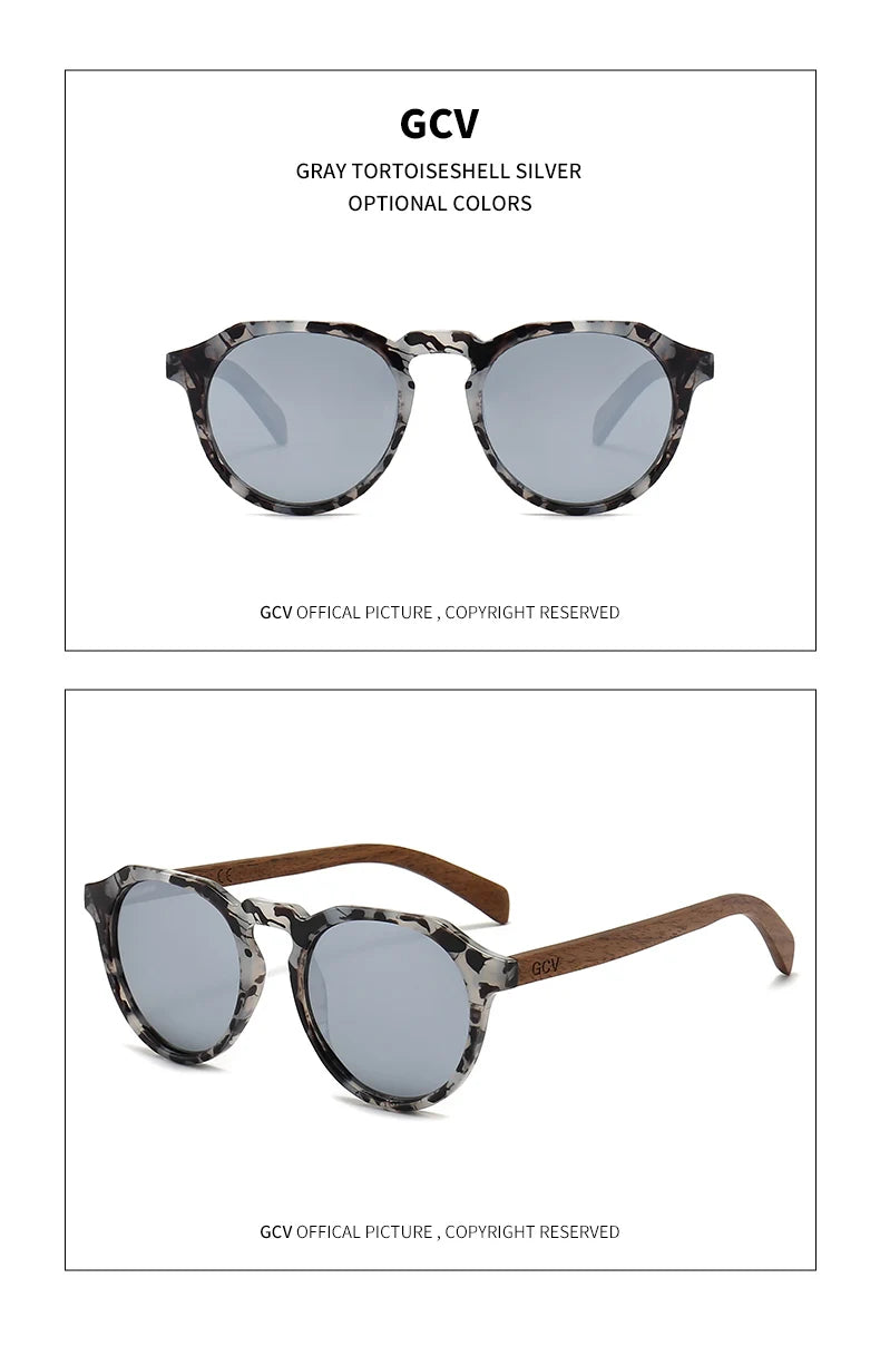 Wooden Butterfly Polarized Sunglasses
