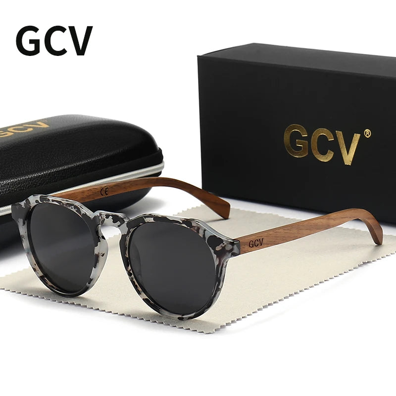 Wooden Butterfly Polarized Sunglasses