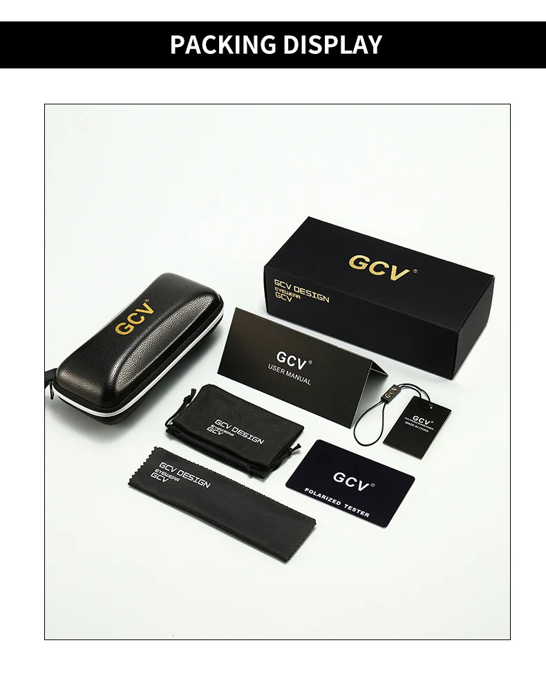 Square Polarized Sunglasses – Stainless Steel Frame