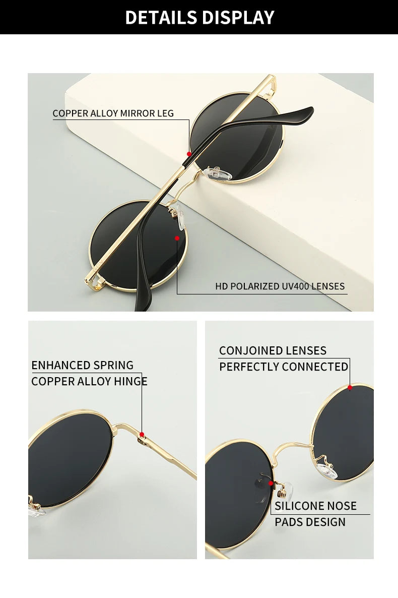Copper Circular Polarized Sunglasses