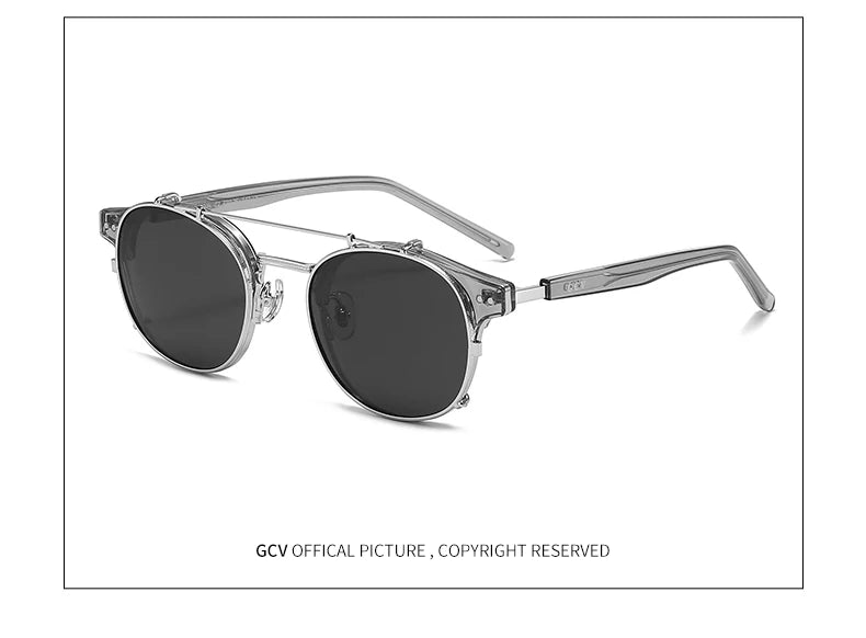 Acetate Butterfly Polarized Sunglasses