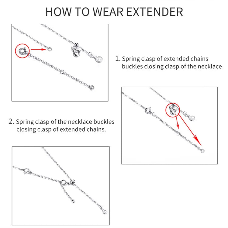 Gold Plated Sterling Silver Extension Chain – Adjustable Length