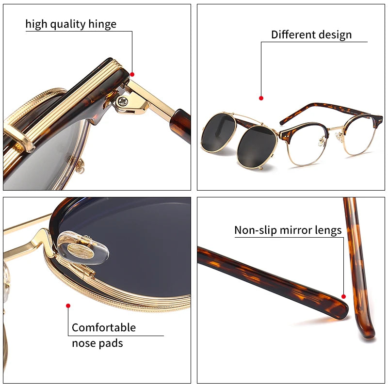 Acetate Butterfly Polarized Sunglasses