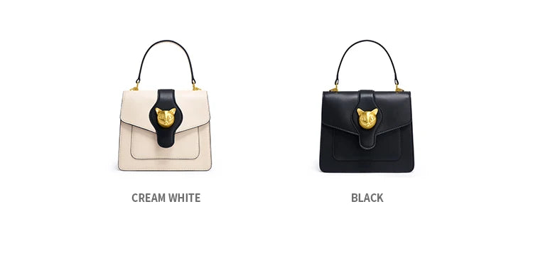 Split Leather Doctor Shoulder and Crossbody Bag