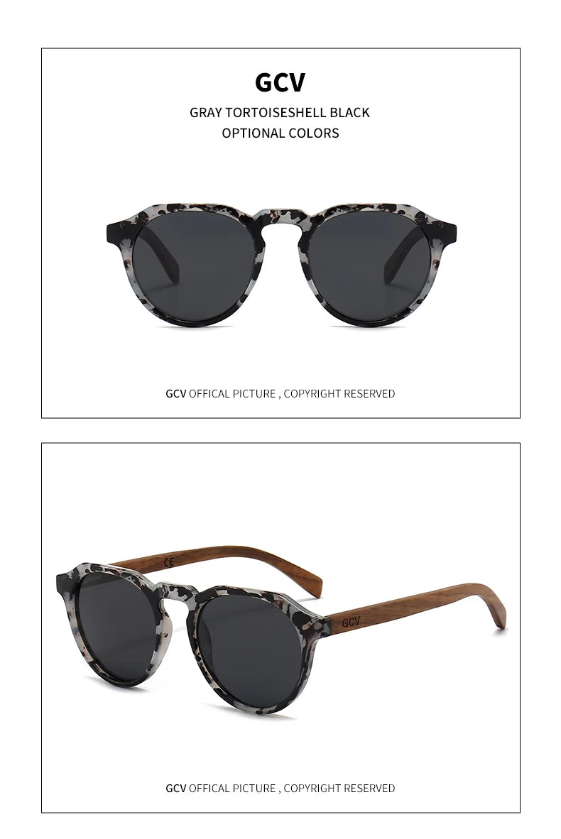 Wooden Butterfly Polarized Sunglasses