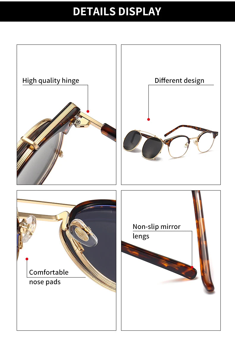 Acetate Butterfly Polarized Sunglasses