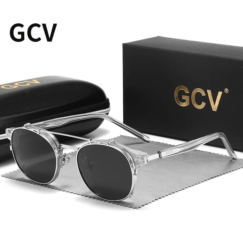 Acetate Butterfly Polarized Sunglasses