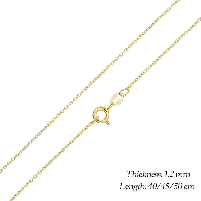 Sterling Silver Adjustable Chain Necklace – Lobster Clasp