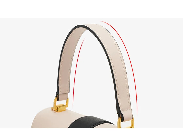 Split Leather Doctor Shoulder and Crossbody Bag
