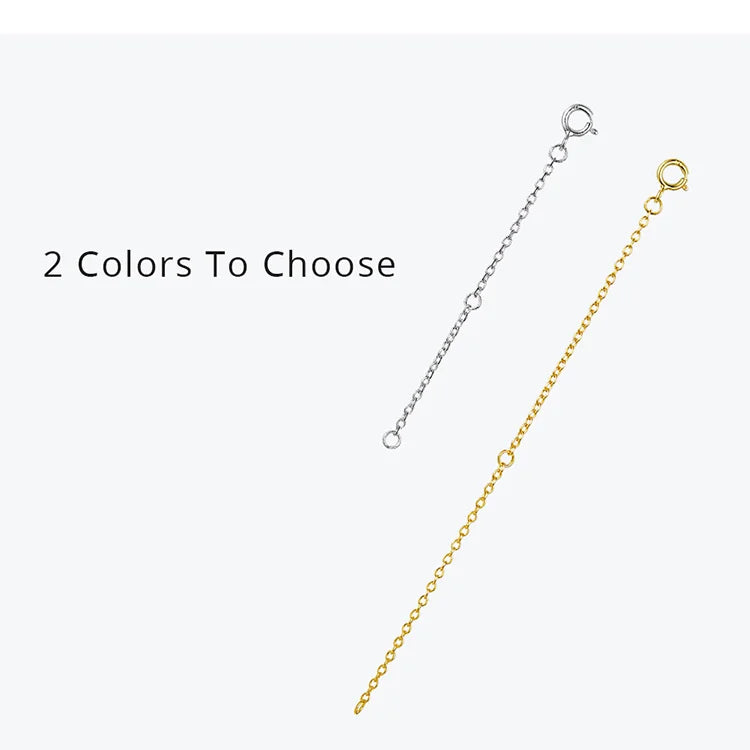 Gold Plated Sterling Silver Extension Chain – Adjustable Length