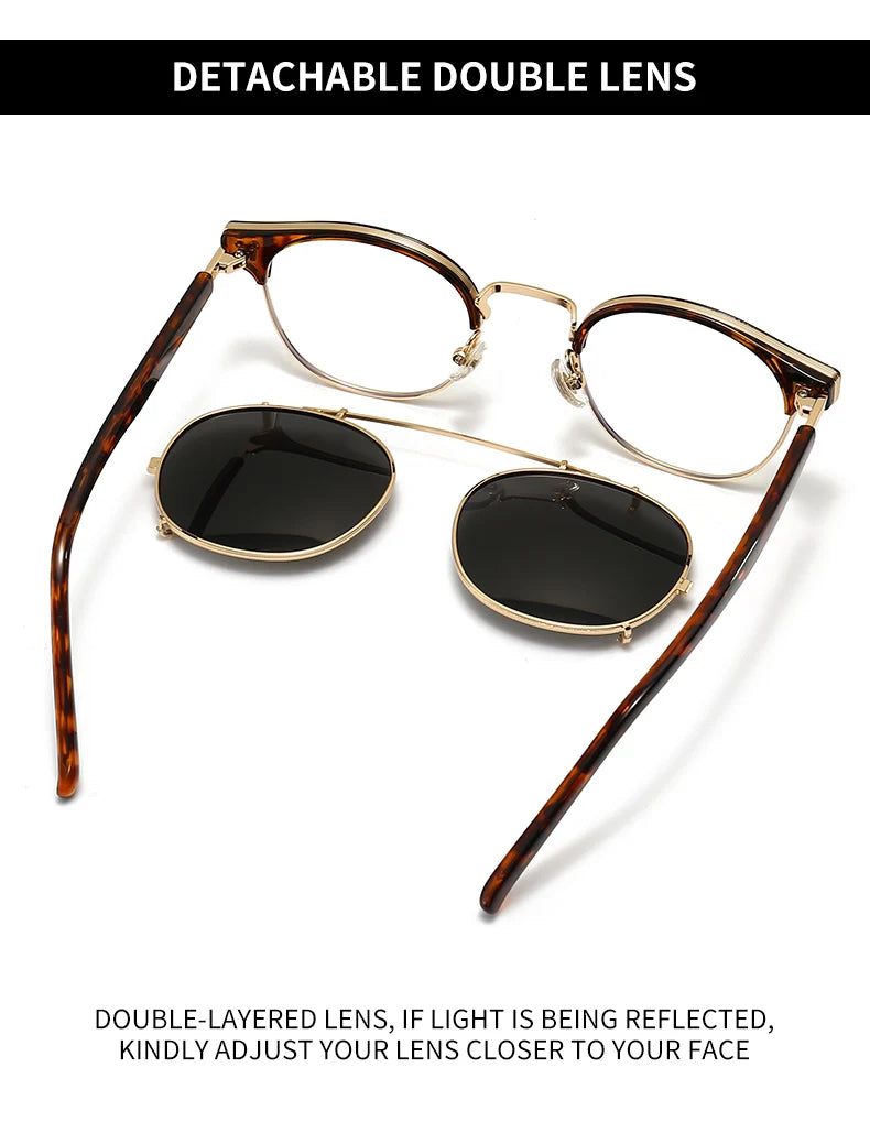 Acetate Butterfly Polarized Sunglasses