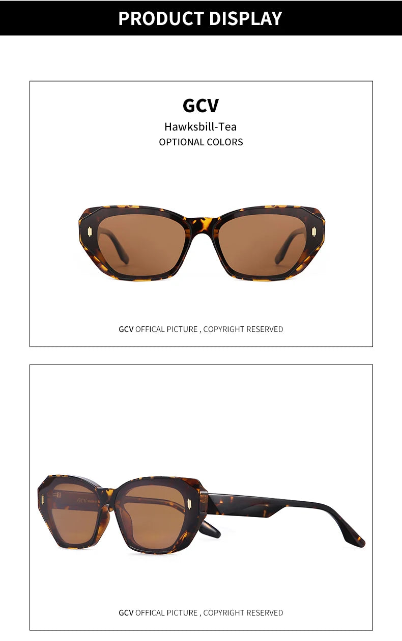 Acetate Cat Eye Polarized Sunglasses