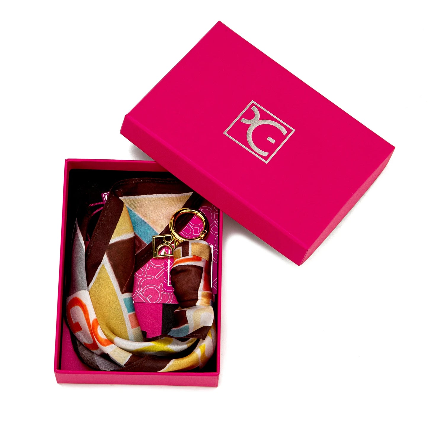 Silk Scarf Pendant Accessory – Chic Multi-Style Luggage and Handbag Decoration