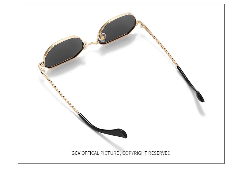 Square Polarized Sunglasses – Aluminium Frame