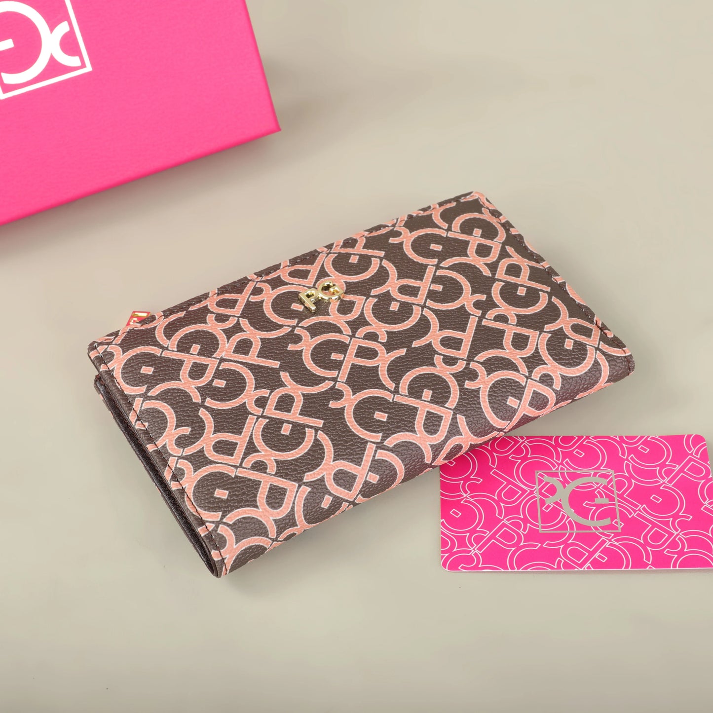 PVC Long Zipper Wallet – Elegant and Spacious Organizer