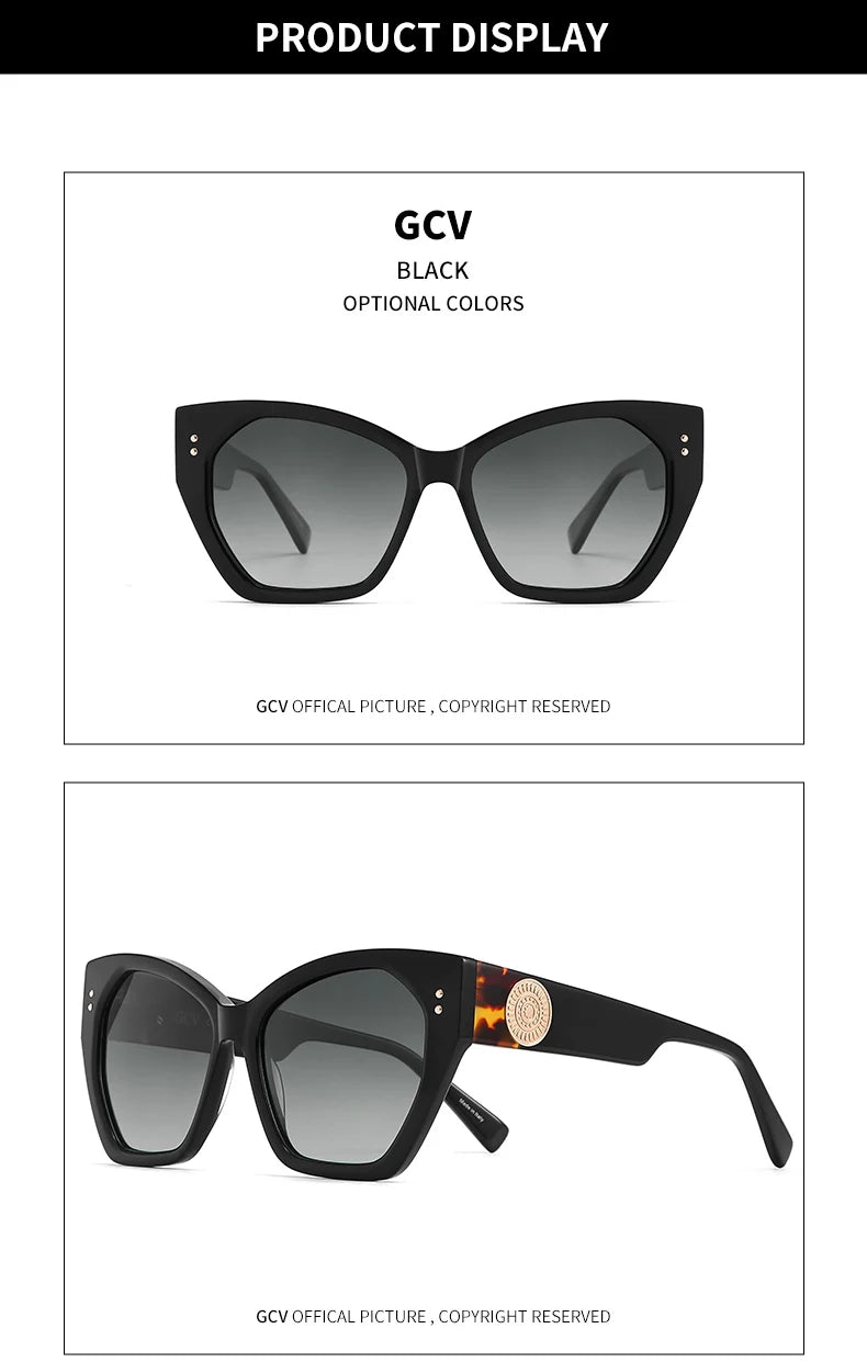 Bold Butterfly Polarized Sunglasses – Acetate Frame