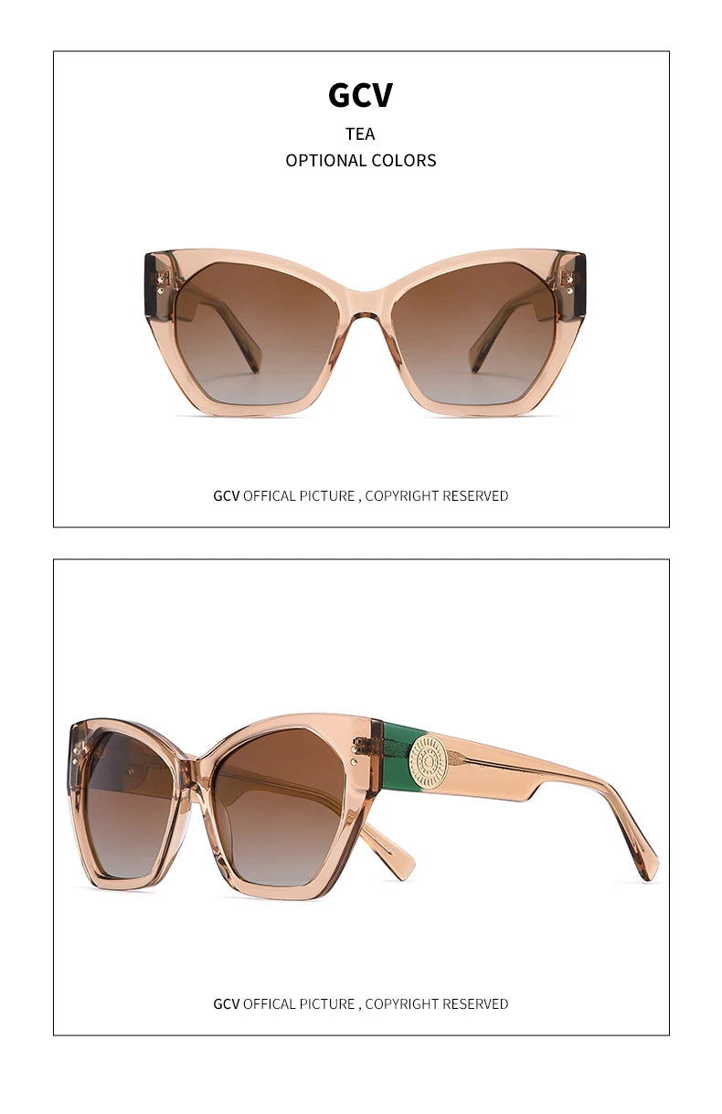 Bold Butterfly Polarized Sunglasses – Acetate Frame