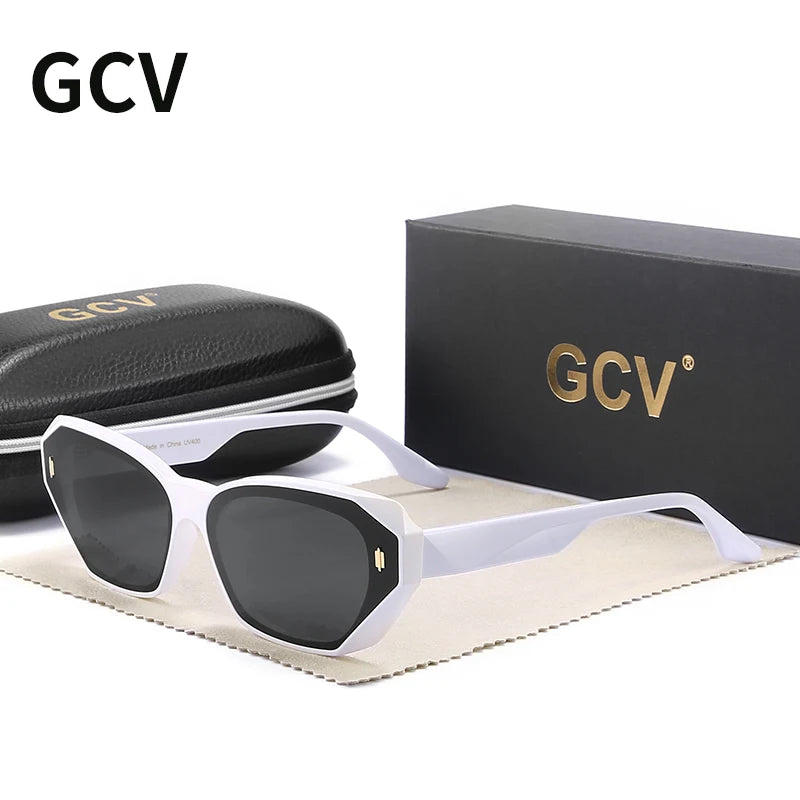 Acetate Cat Eye Polarized Sunglasses