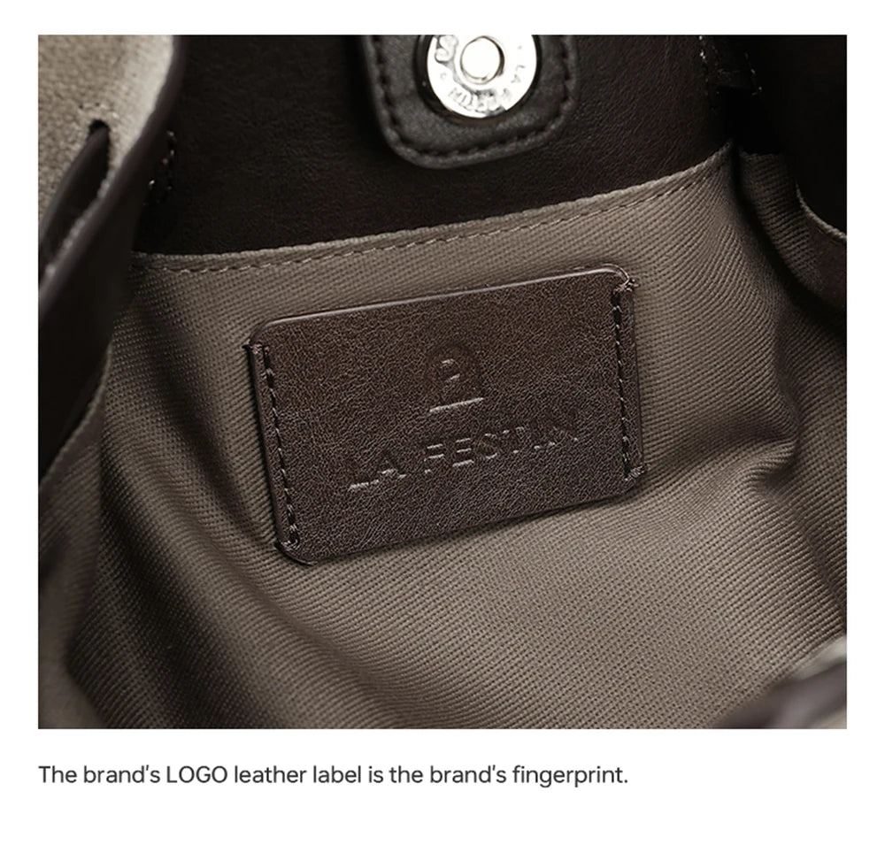 Cotton Dual-Handle Tote Shoulder and Crossbody Bag