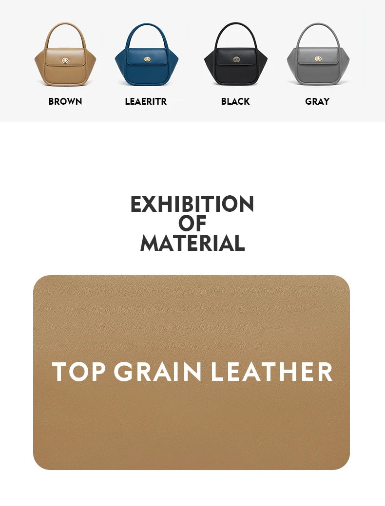 Genuine Leather Winter Doctor Bag – Structured Shoulder Style