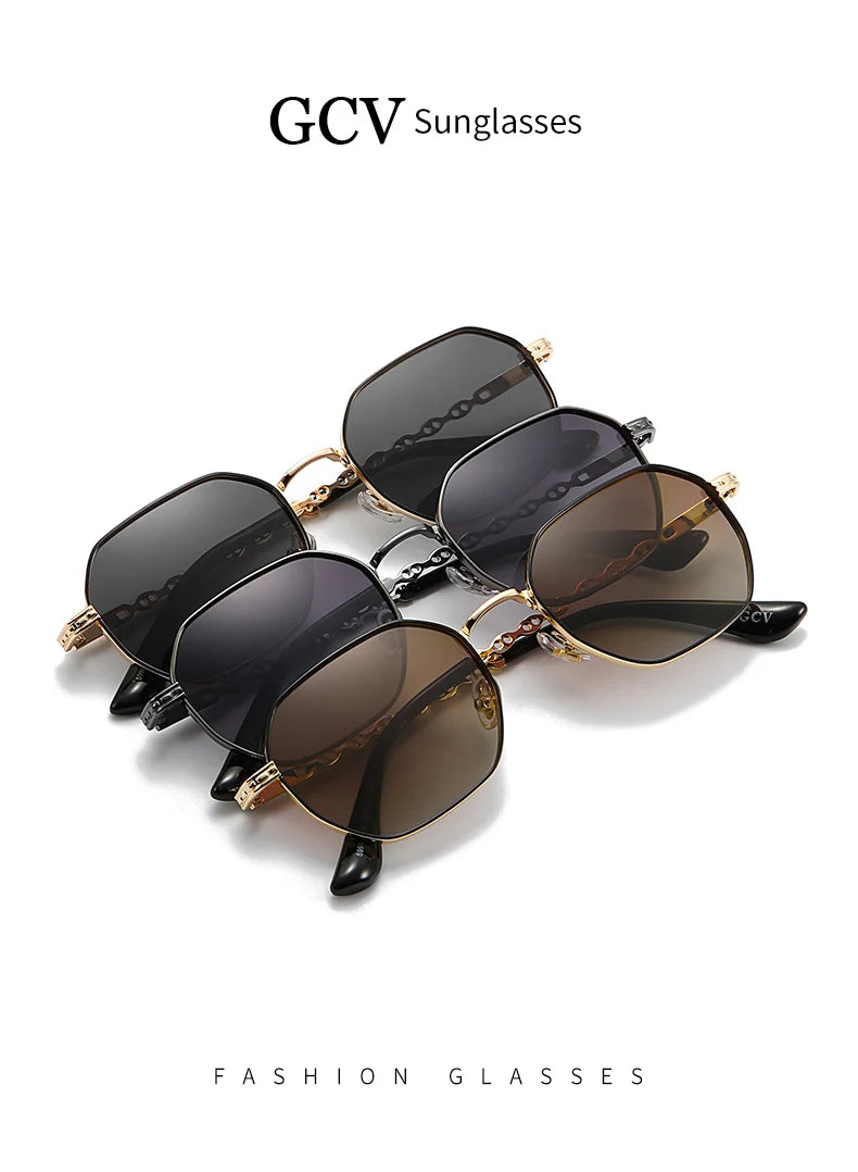 Square Polarized Sunglasses – Aluminium Frame