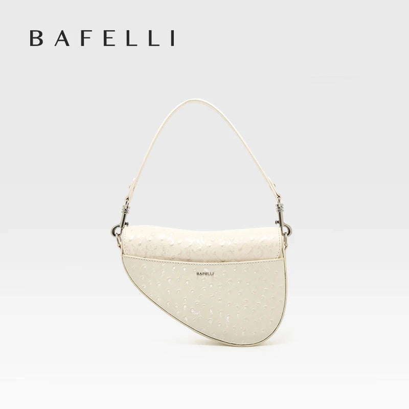Genuine Leather Saddle Crossbody and Shoulder Bag