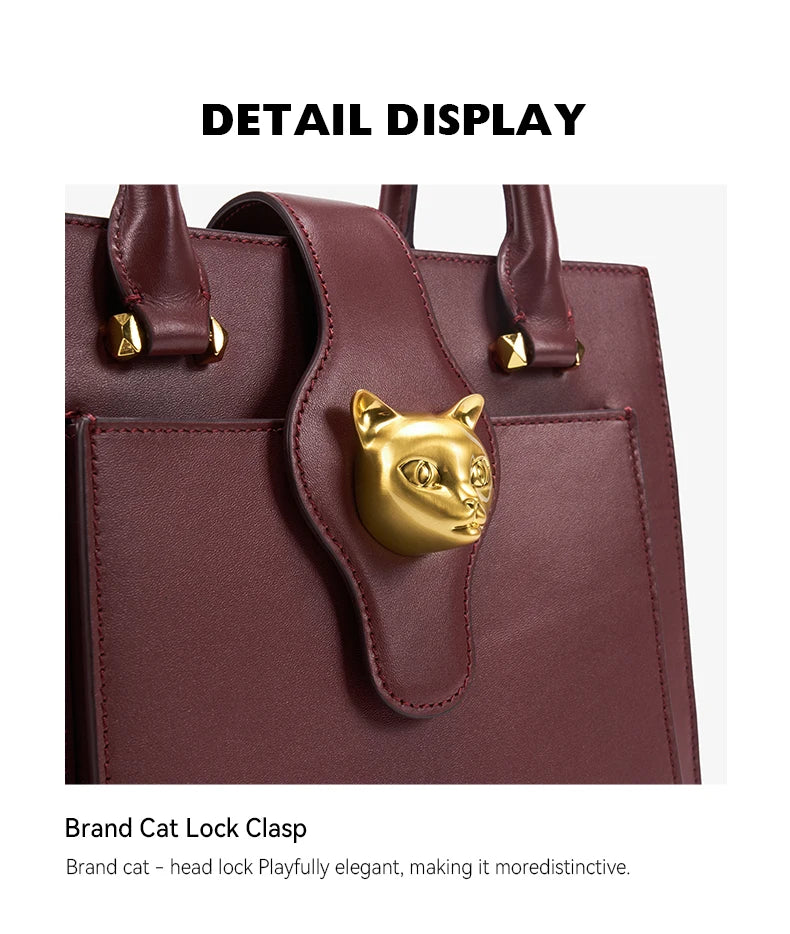 Genuine Leather Fashion Tote Bag
