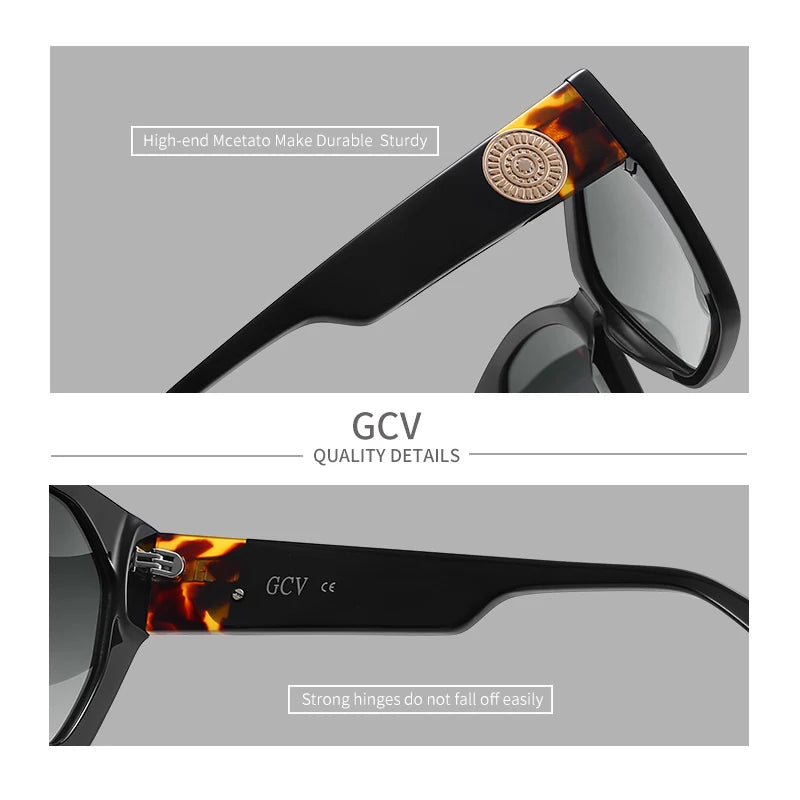 Bold Butterfly Polarized Sunglasses – Acetate Frame
