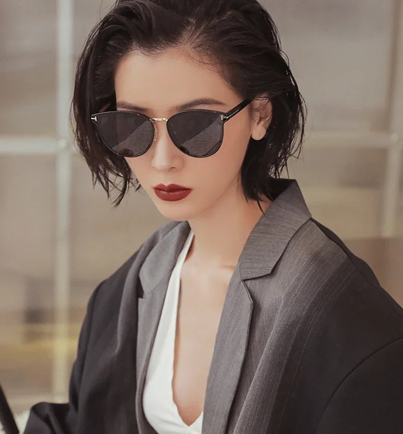 Polycarbonate Cat Eye Polarized Sunglasses