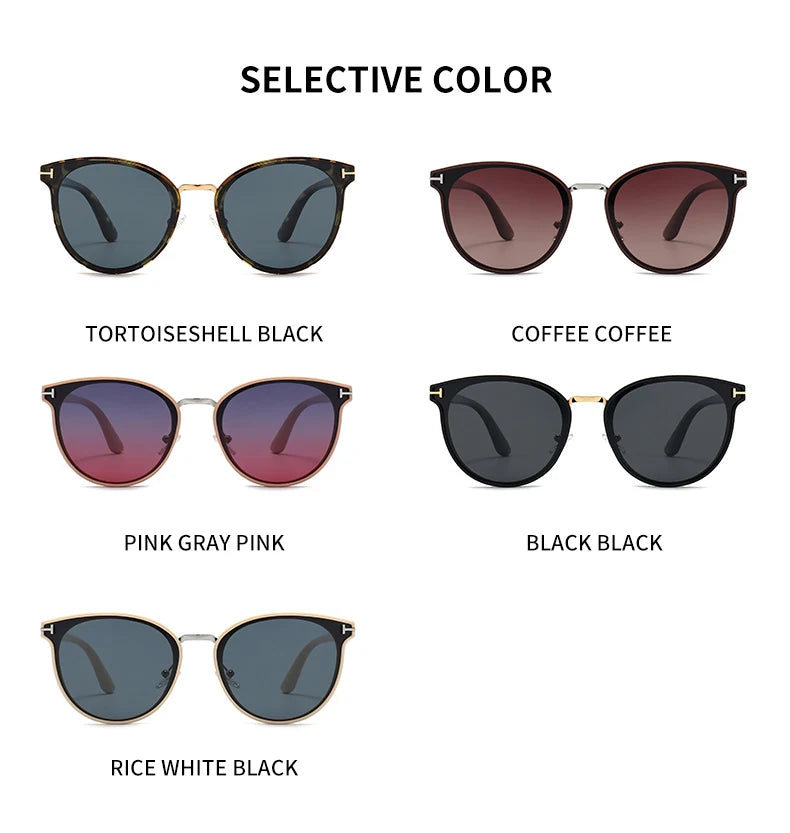 Polycarbonate Cat Eye Polarized Sunglasses