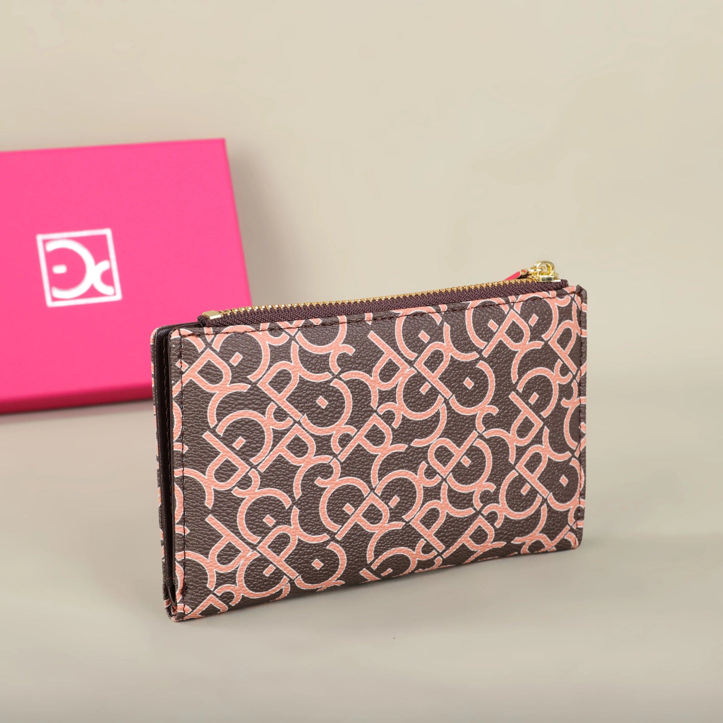 PVC Long Zipper Wallet – Elegant and Spacious Organizer