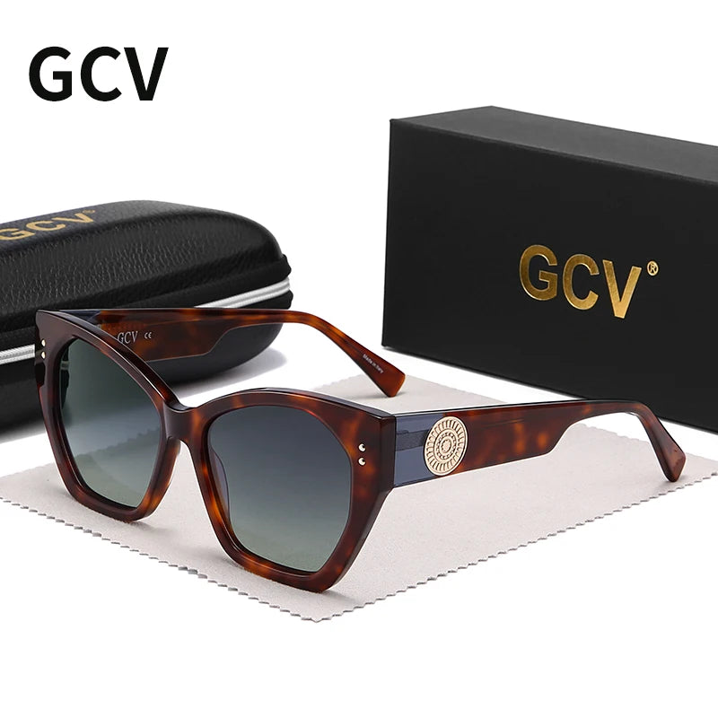 Bold Butterfly Polarized Sunglasses – Acetate Frame