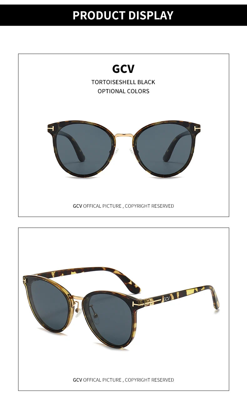 Polycarbonate Cat Eye Polarized Sunglasses