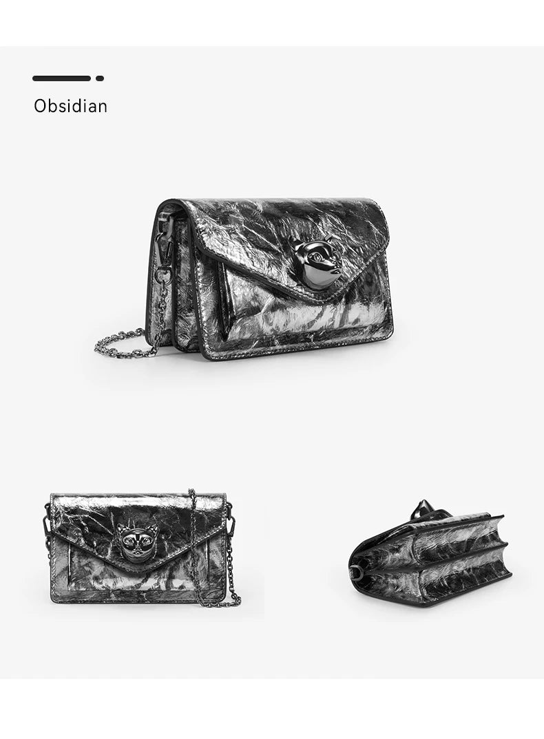 Genuine Leather Mini Crossbody and Shoulder Bag