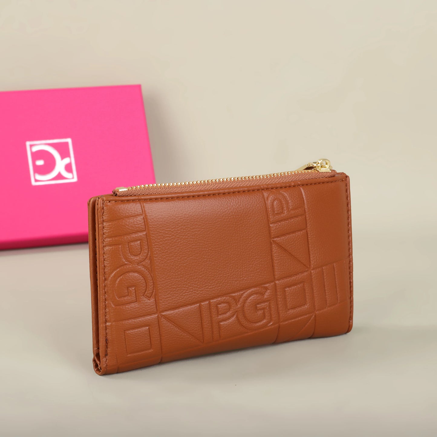 Classic Retro Wallet – Stylish Letter Printed Long Wallet