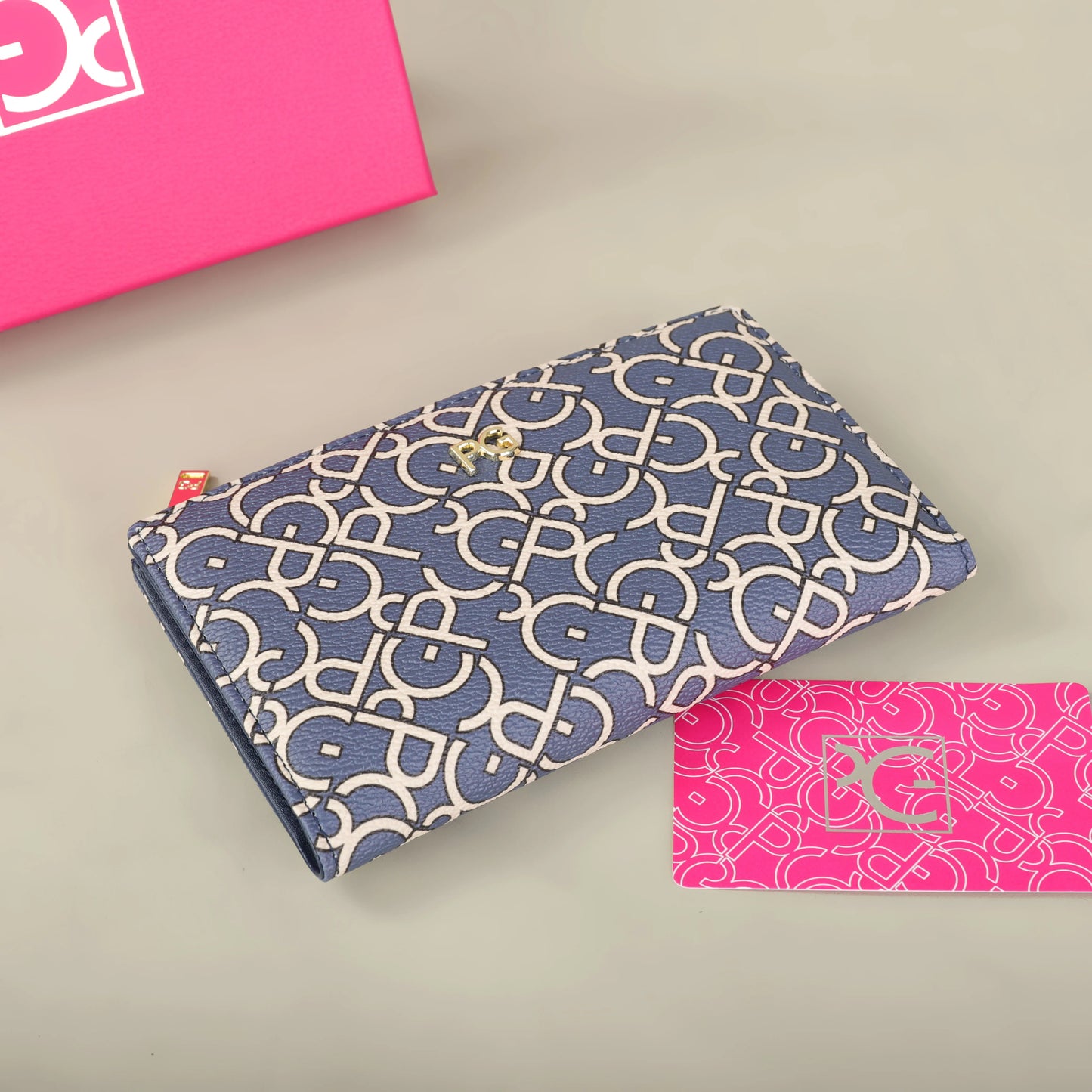 PVC Long Zipper Wallet – Elegant and Spacious Organizer