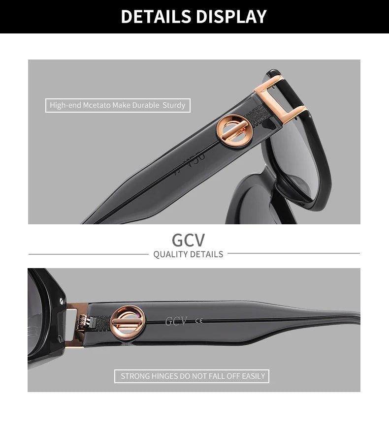 Cat Eye Acetate Polarized Party Sunglasses