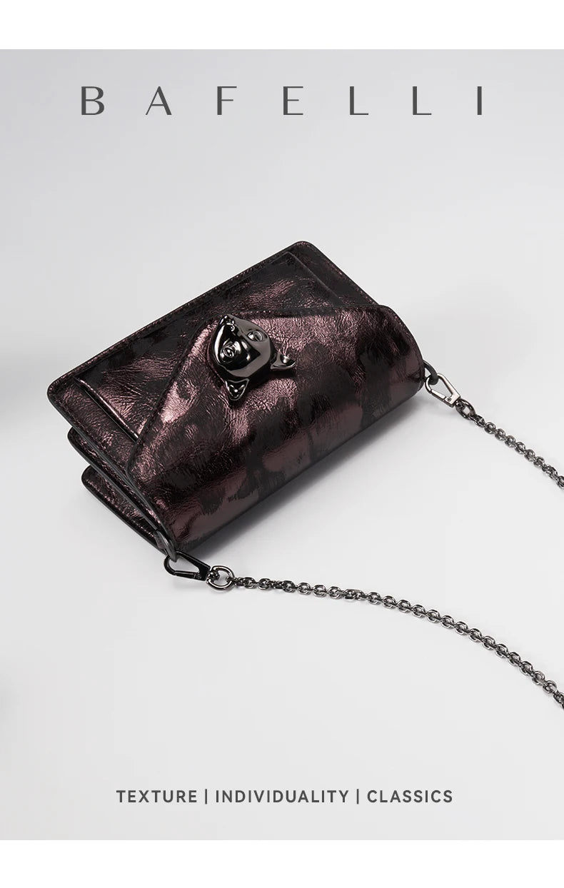 Genuine Leather Mini Crossbody and Shoulder Bag