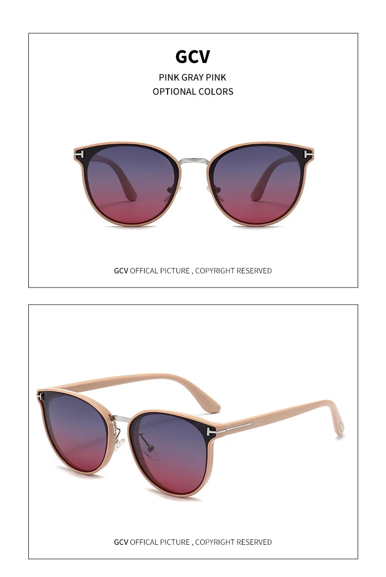 Polycarbonate Cat Eye Polarized Sunglasses