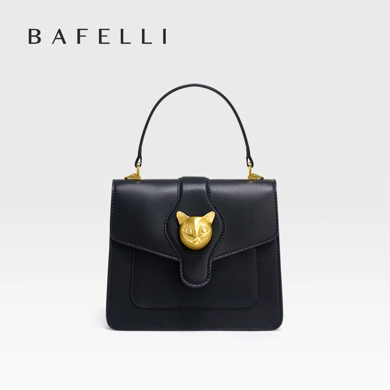 Split Leather Doctor Shoulder and Crossbody Bag