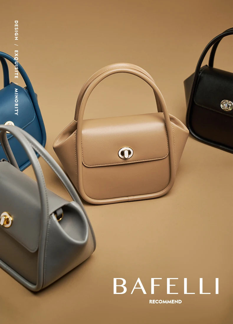 Genuine Leather Winter Doctor Bag – Structured Shoulder Style