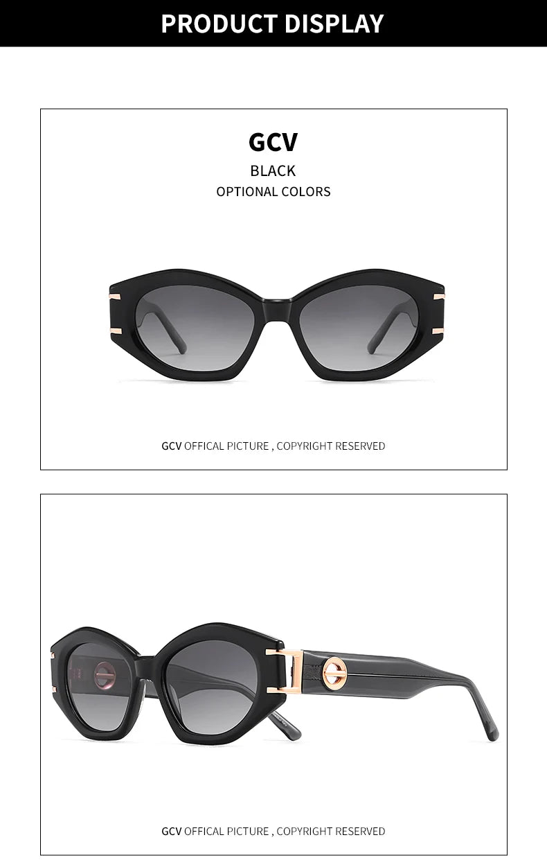 Cat Eye Acetate Polarized Party Sunglasses