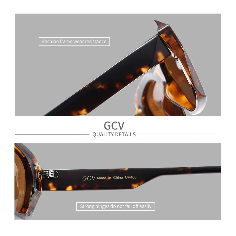 Acetate Cat Eye Polarized Sunglasses