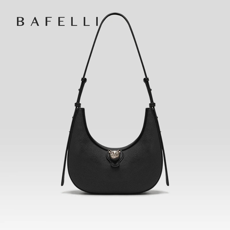 Patchwork Genuine Leather Hobo Shoulder and Crossbody Bag