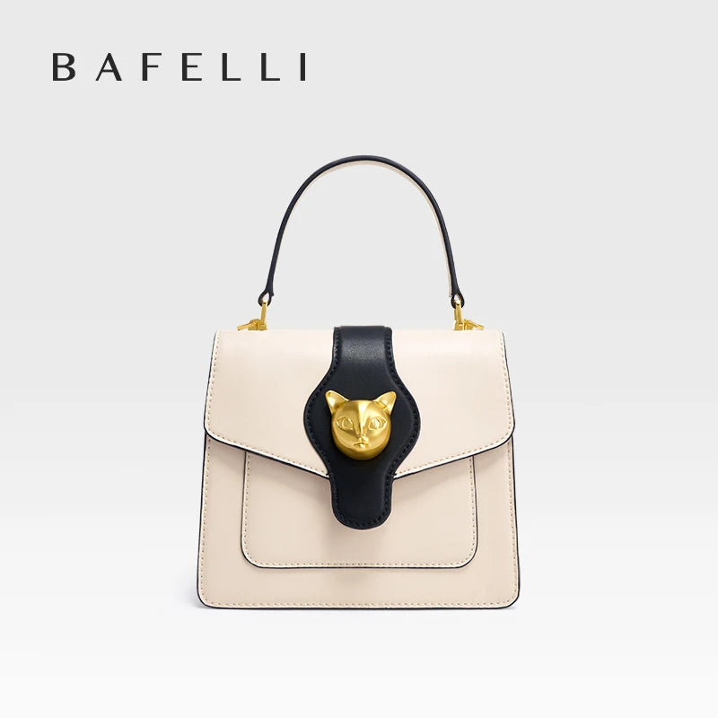 Split Leather Doctor Shoulder and Crossbody Bag