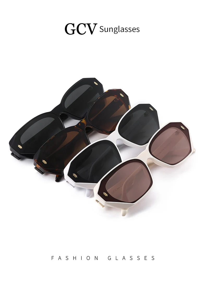 Acetate Cat Eye Polarized Sunglasses
